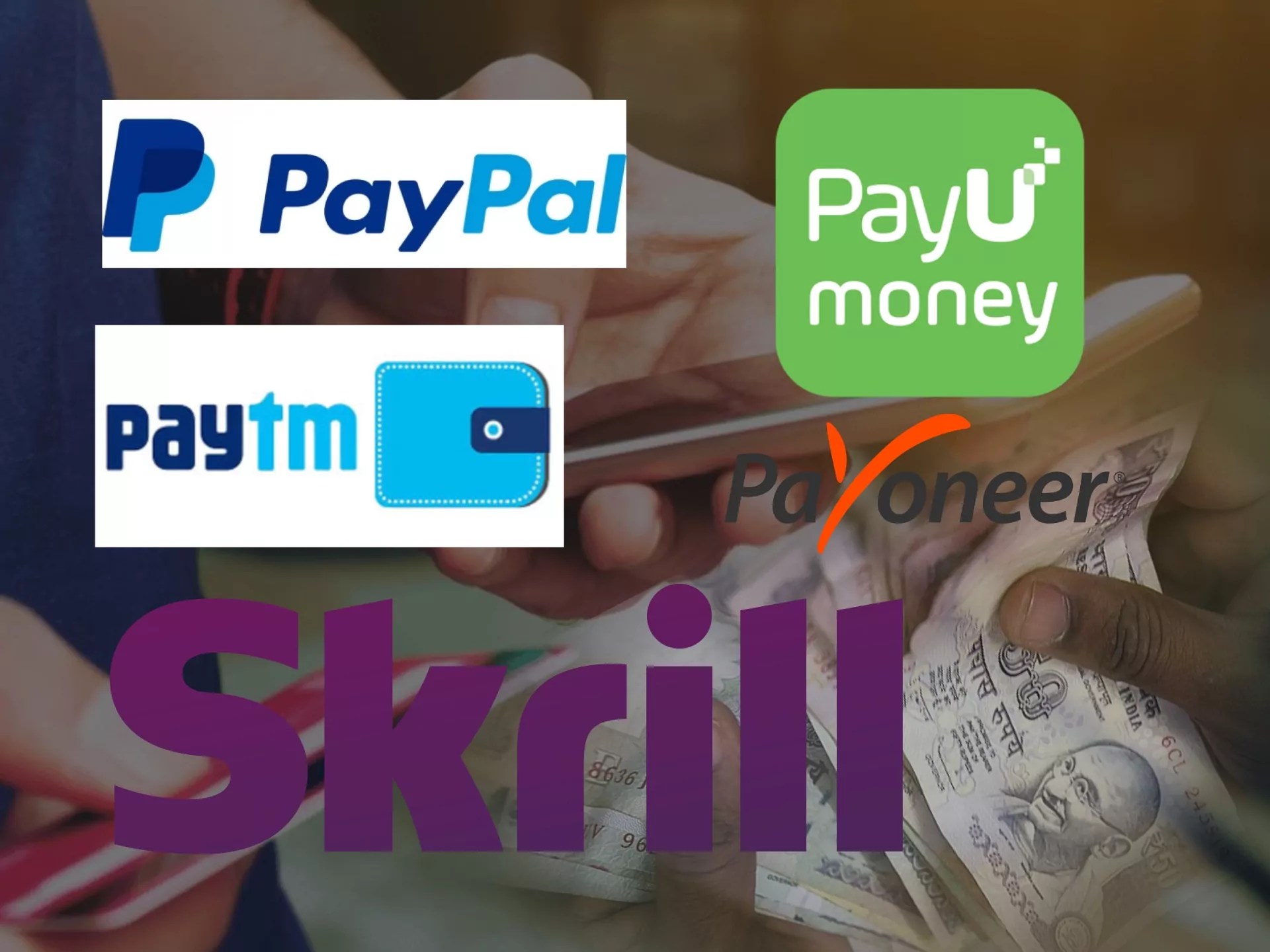 Most of the online casinos cooperate with the modern payment systems and e-wallets.