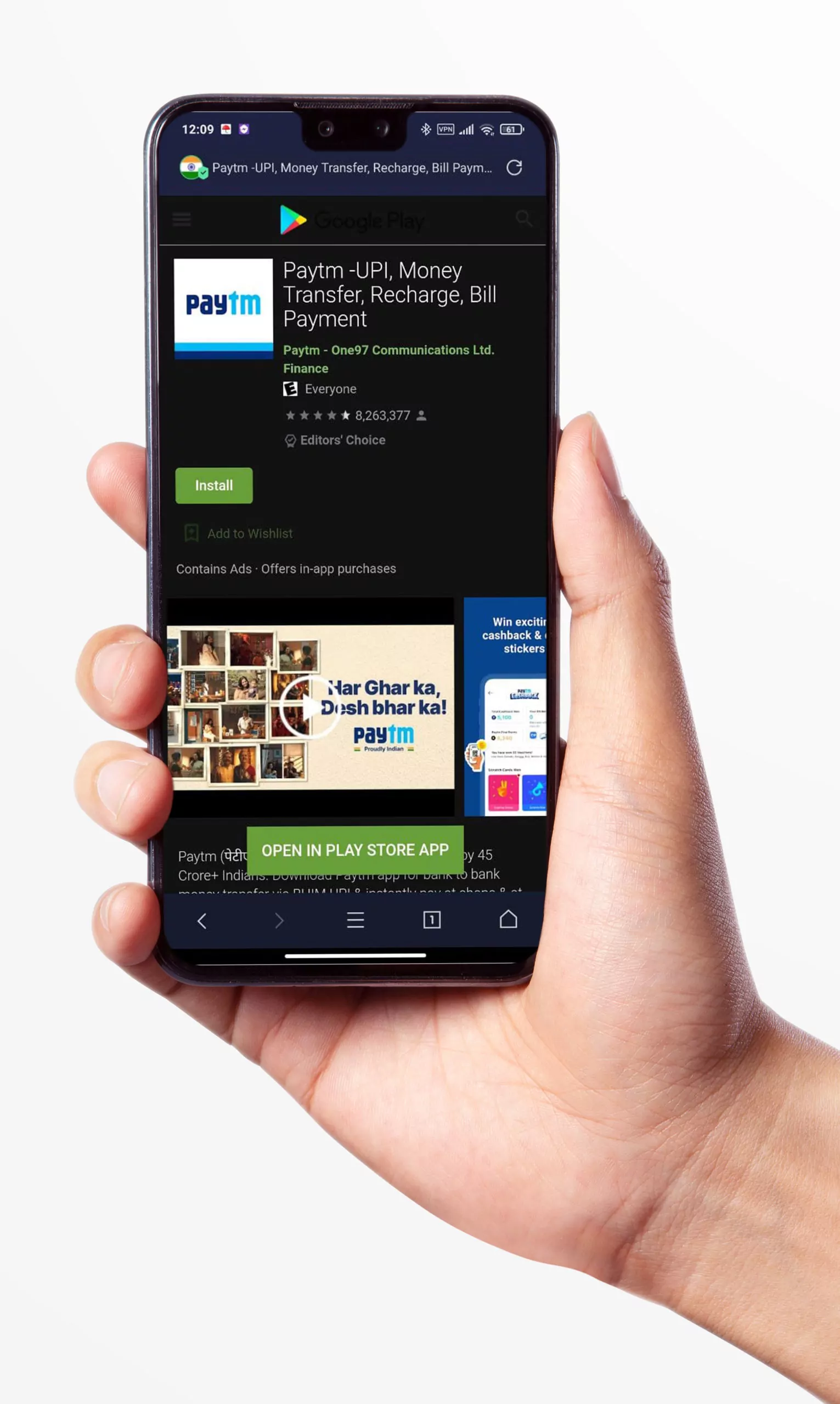 All the transactions you can make via the mobile app.