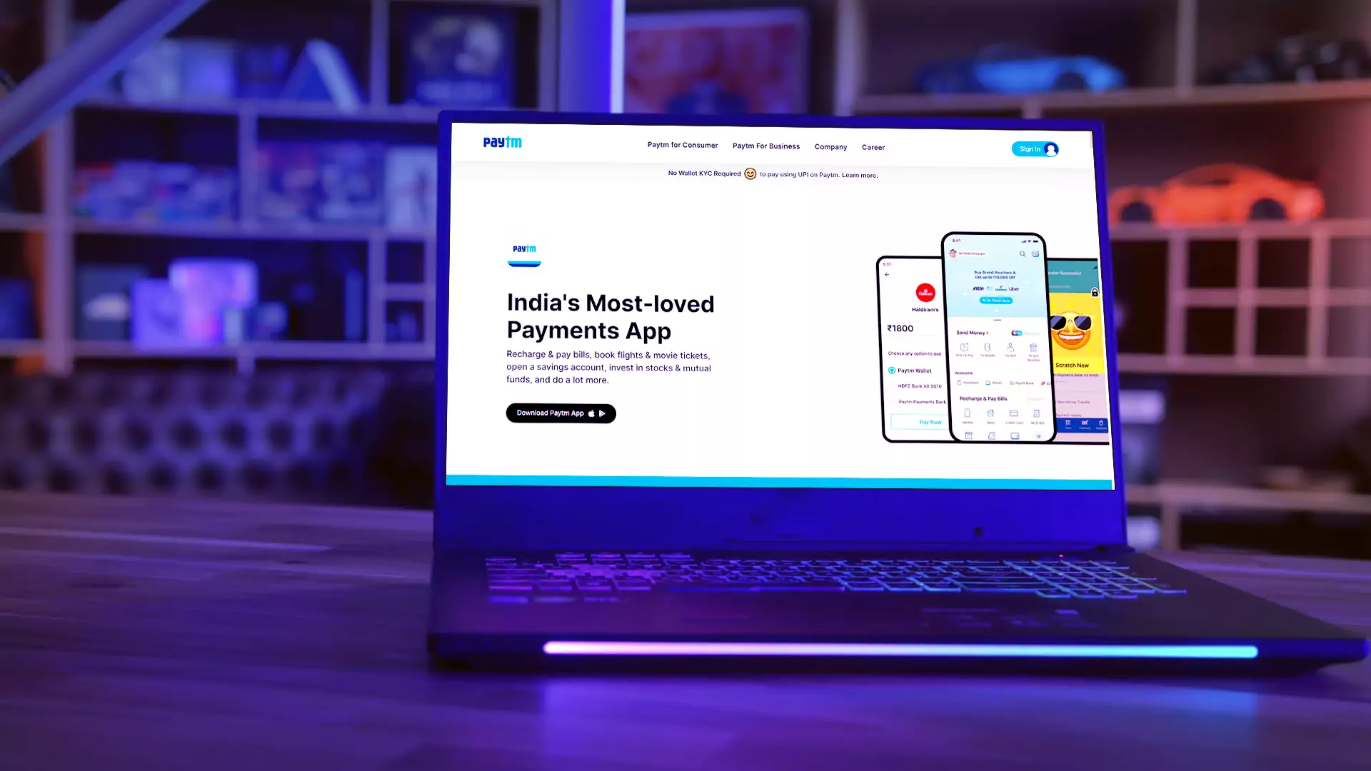 PayTM is a modern digital platform that allows transferring money without payment cards.