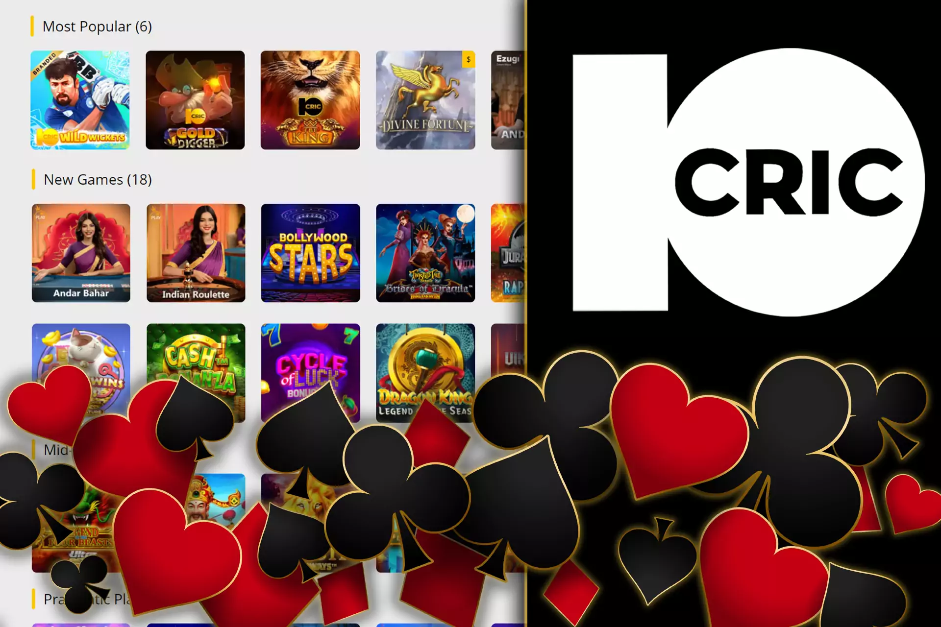 At 10Cric, you can get up to 70,000 INR by making a few deposits.