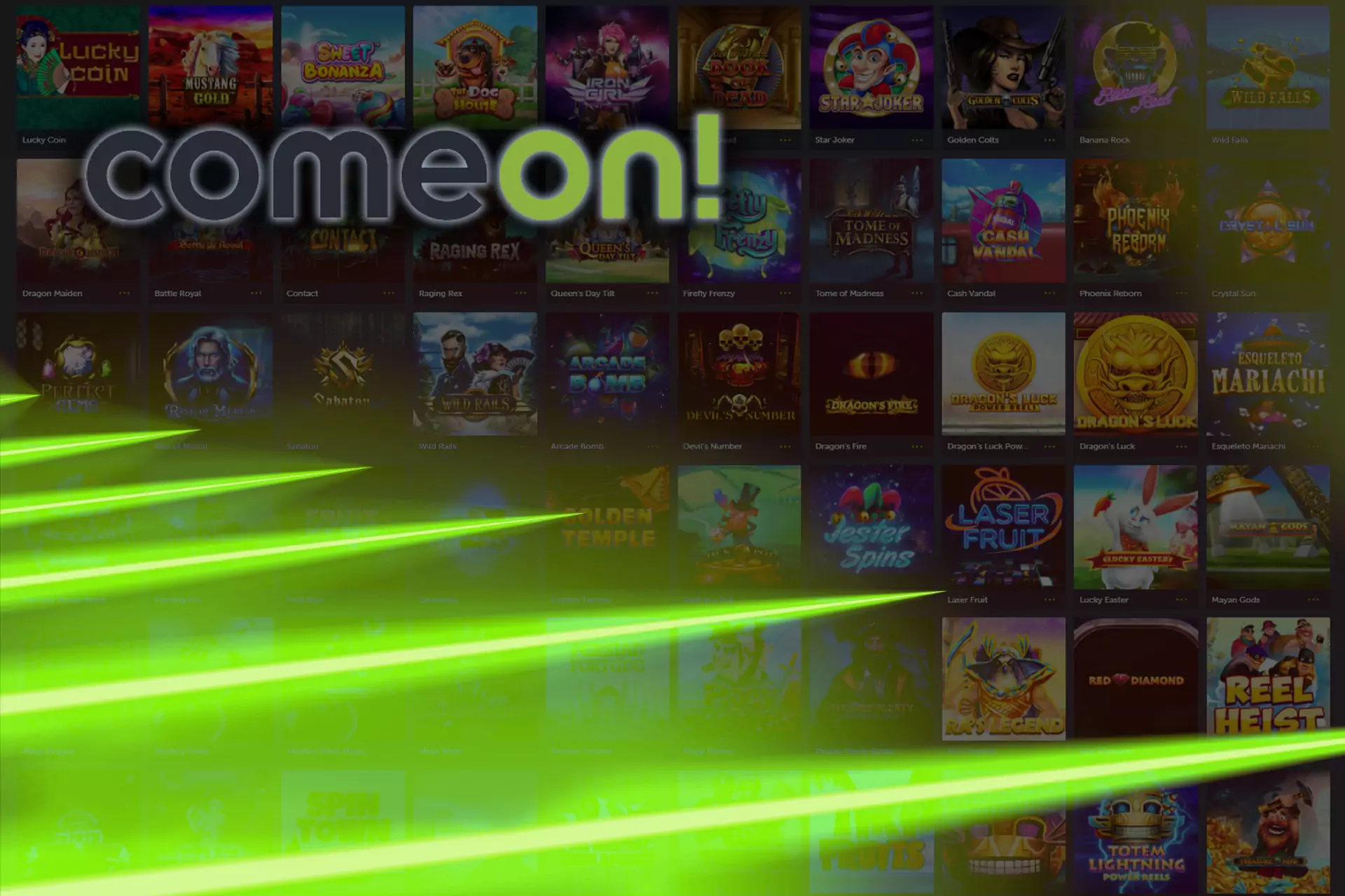 The Comeon site and apps have a well-designed and user-friendly interface.