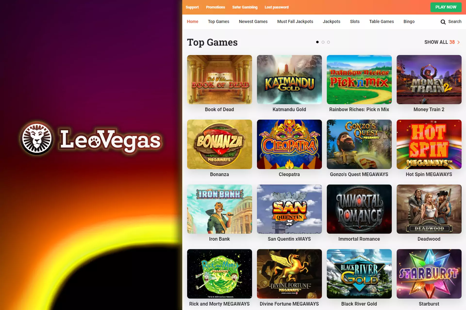 Leovegas is working under the license of Malta which is also trustworthy.