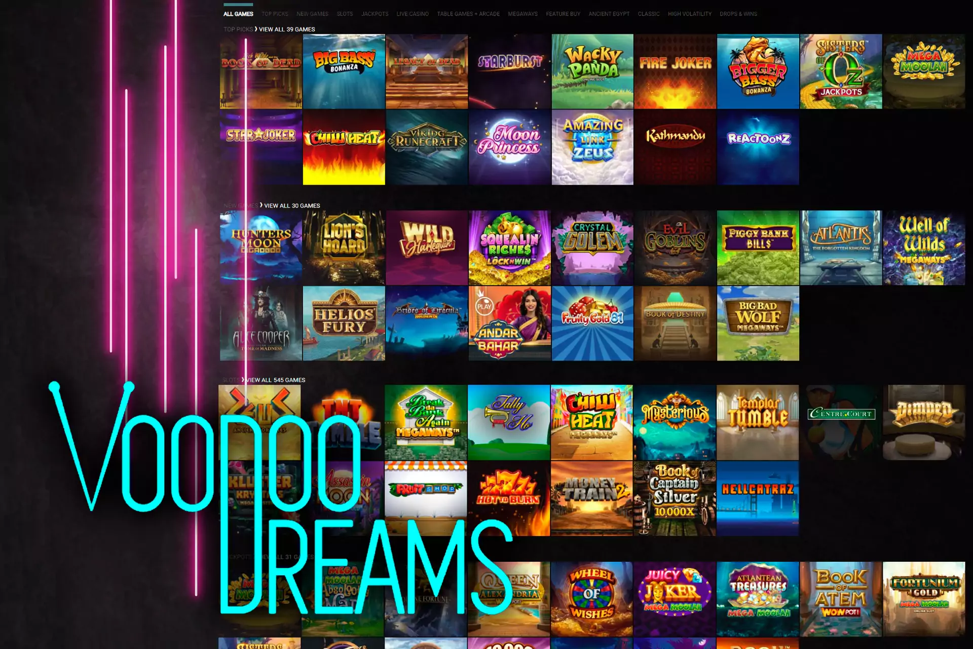 Voodoodreams operates in India working under the UK license, so you can totally trust this online casino.