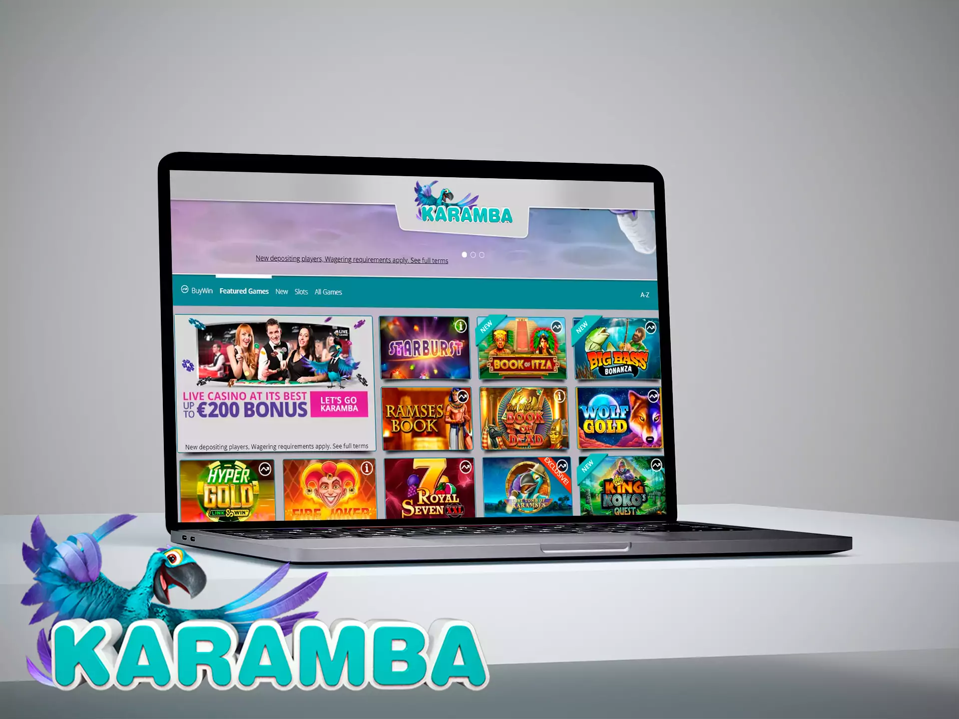 SIgn up for Karamba casino and start gambling.