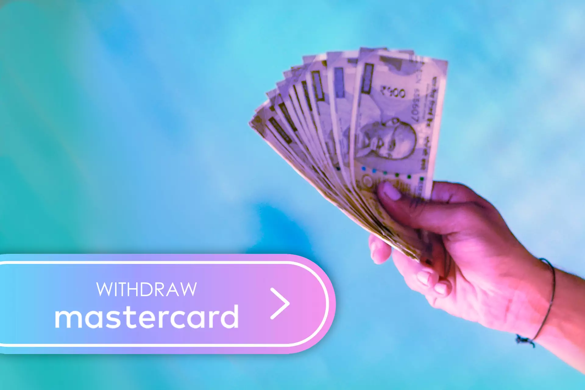 After you win you can withdraw money to your bank card at a casino cashier.