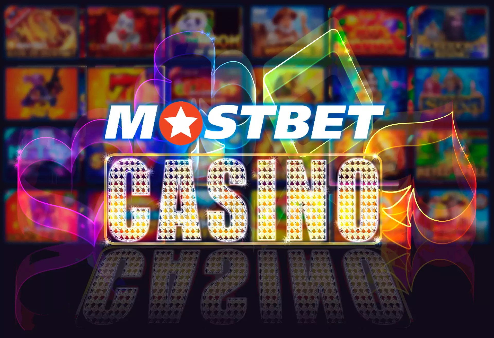 In the section of Casino games, you find slots, roulette, and card games.