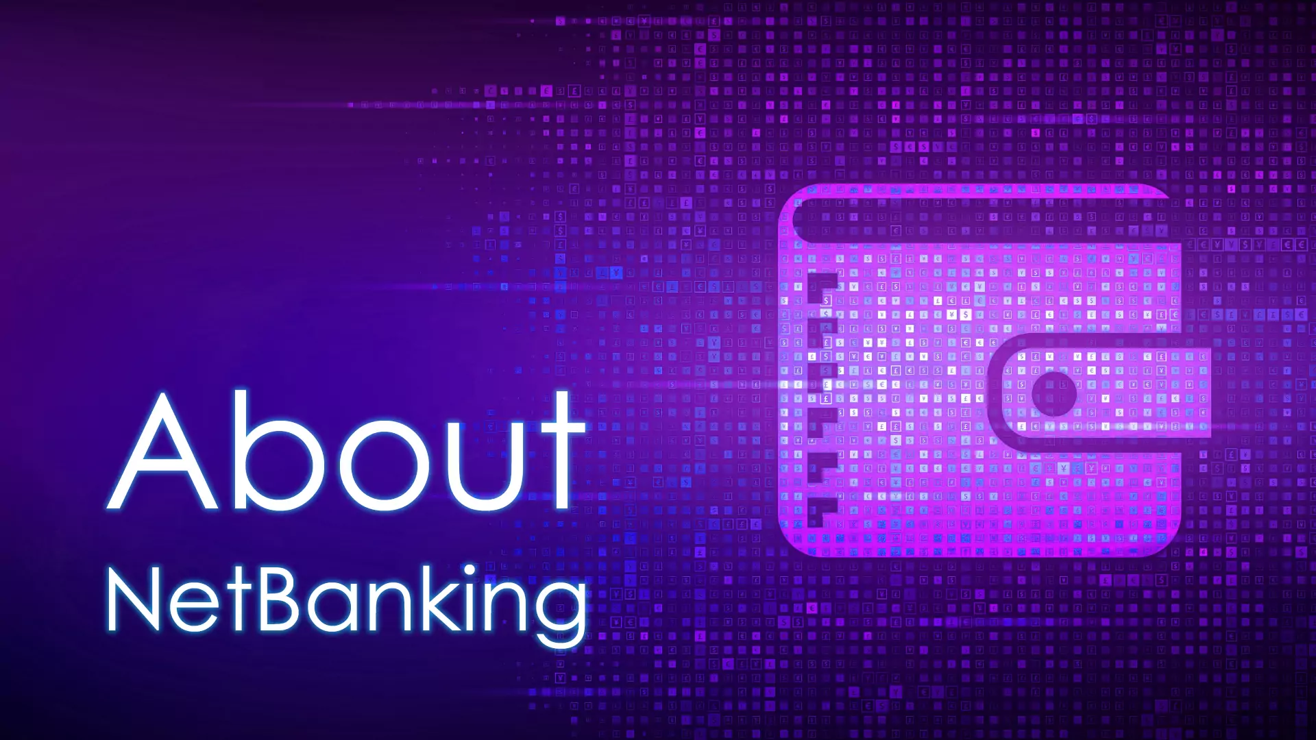 NetBanking is a feature that provides online operations with your funds of bank cards.