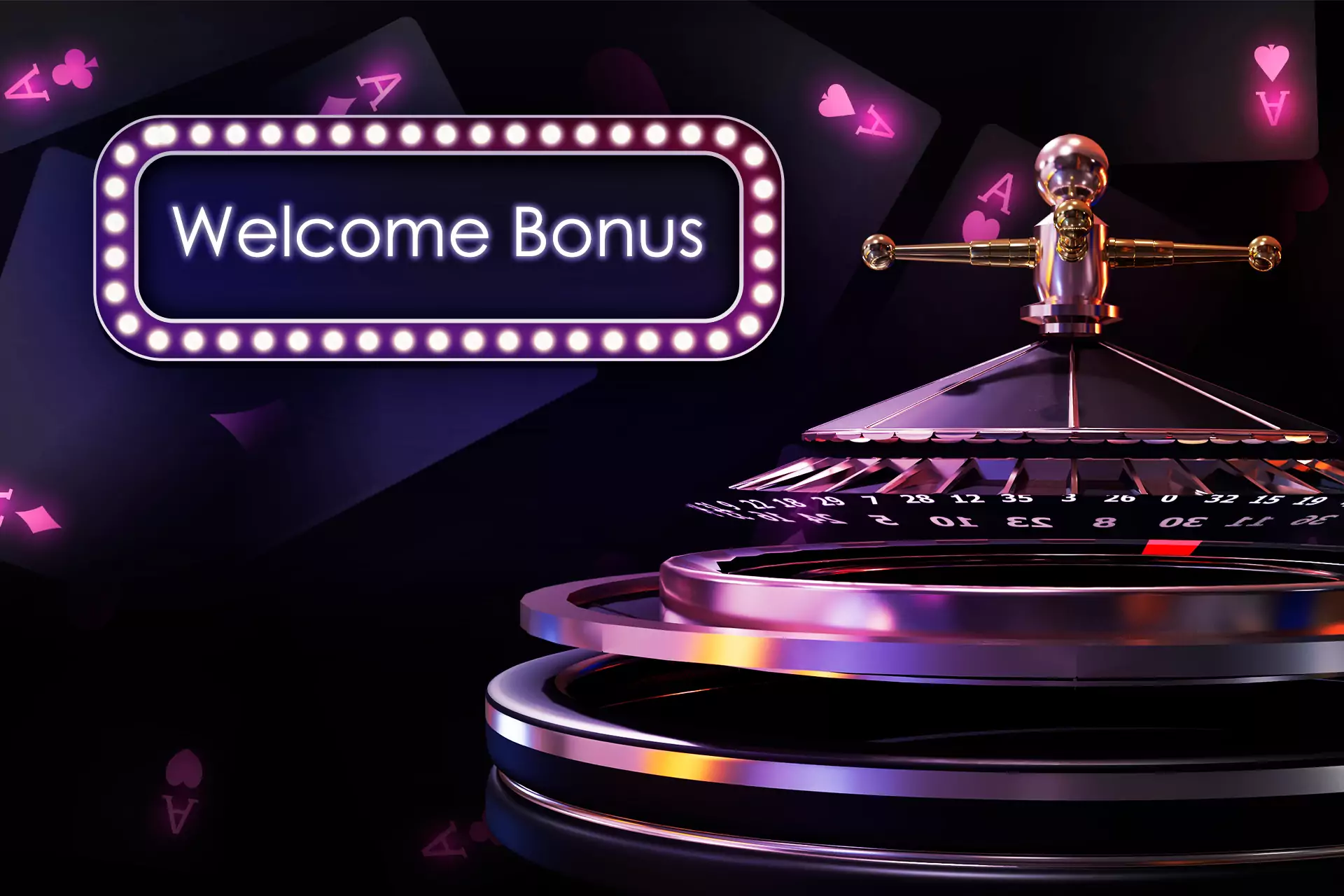 The welcome offer provides new users to get a bonus for playing casino games right after completing registration.