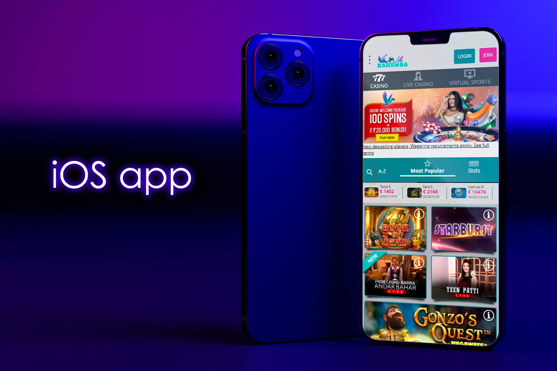 The Karamba team developed the app version for iOS as well.
