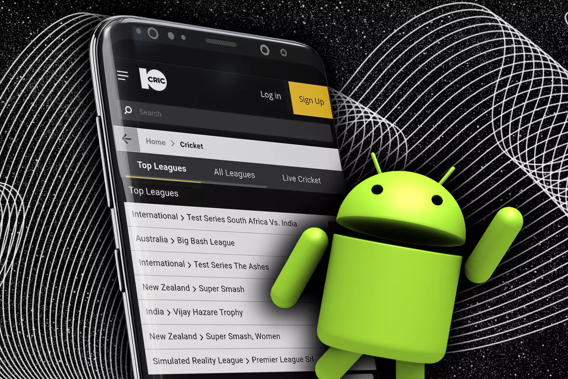 The 10Cric app for Android can be downloaded from the official site or by clicking on our link.