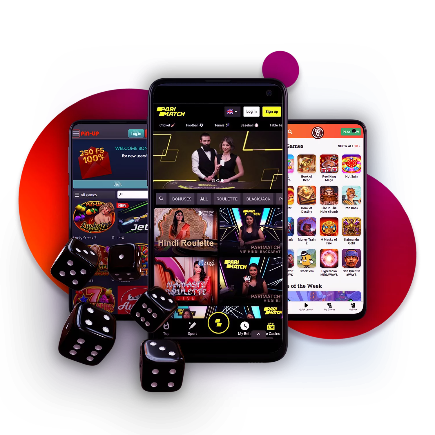 Learn the best casino apps for playing slots and live table games.