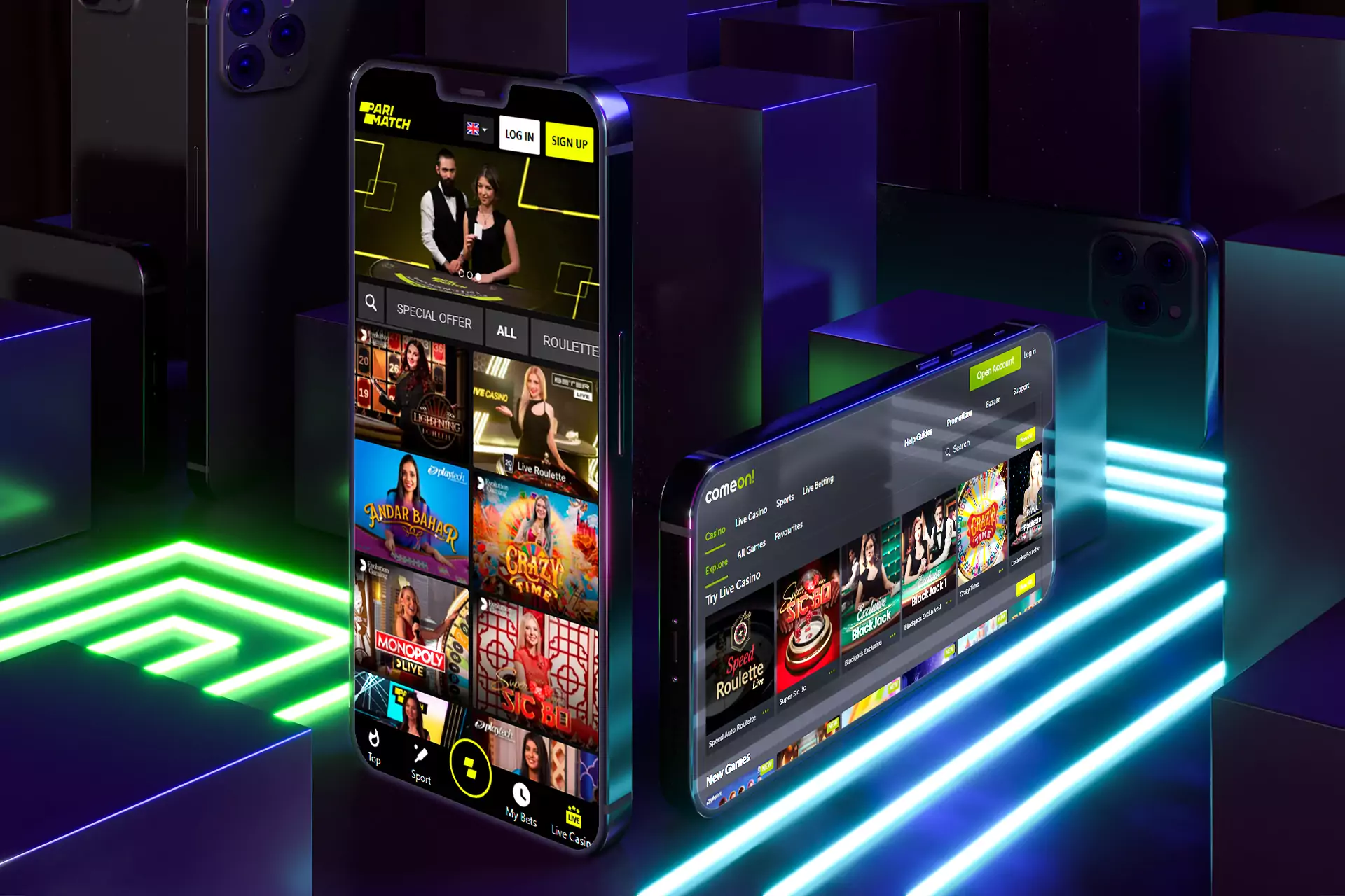Follow our instructions on how to properly use the online casino app.