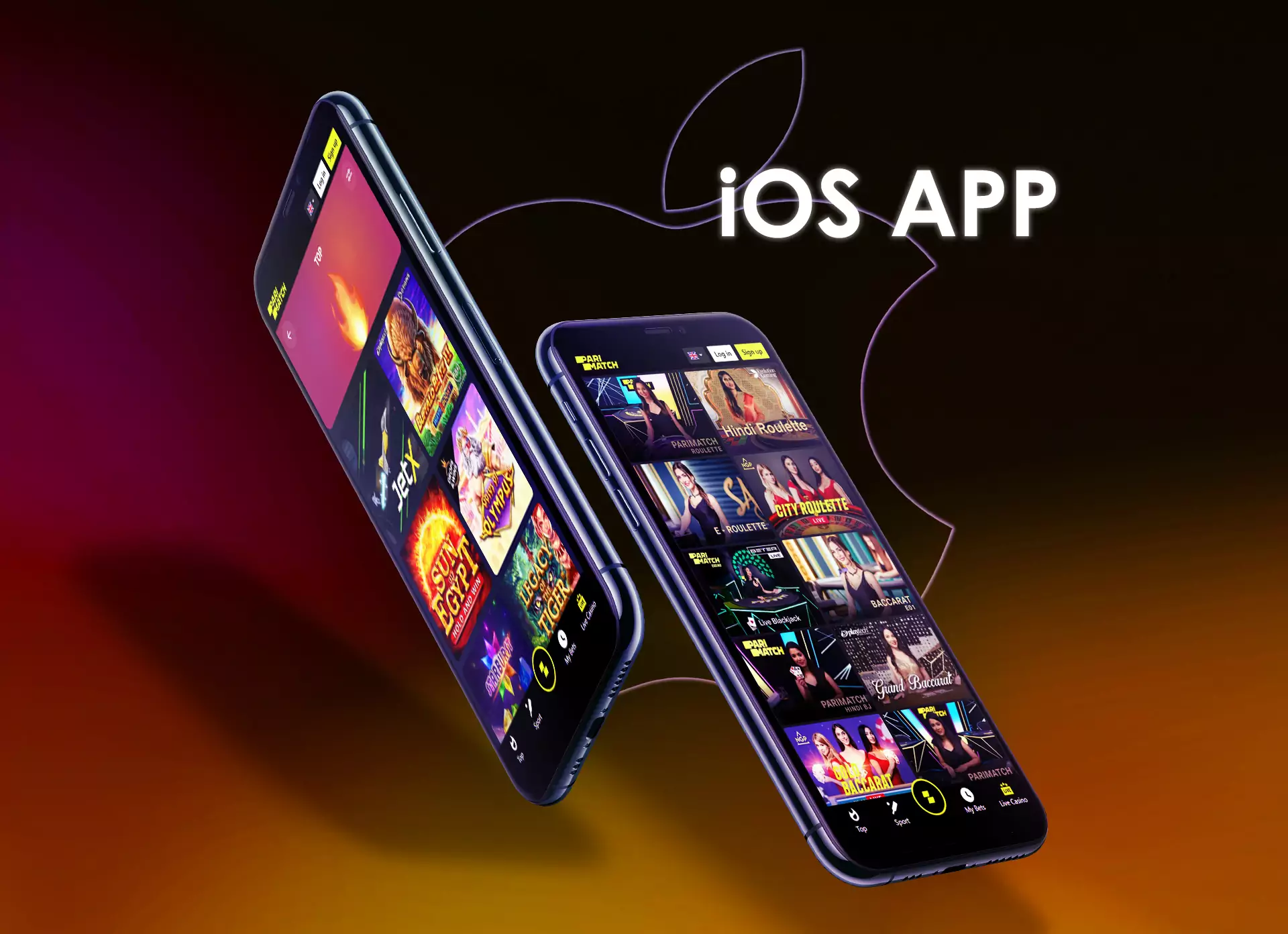 For iOS devices, you should download the app from the App Store.