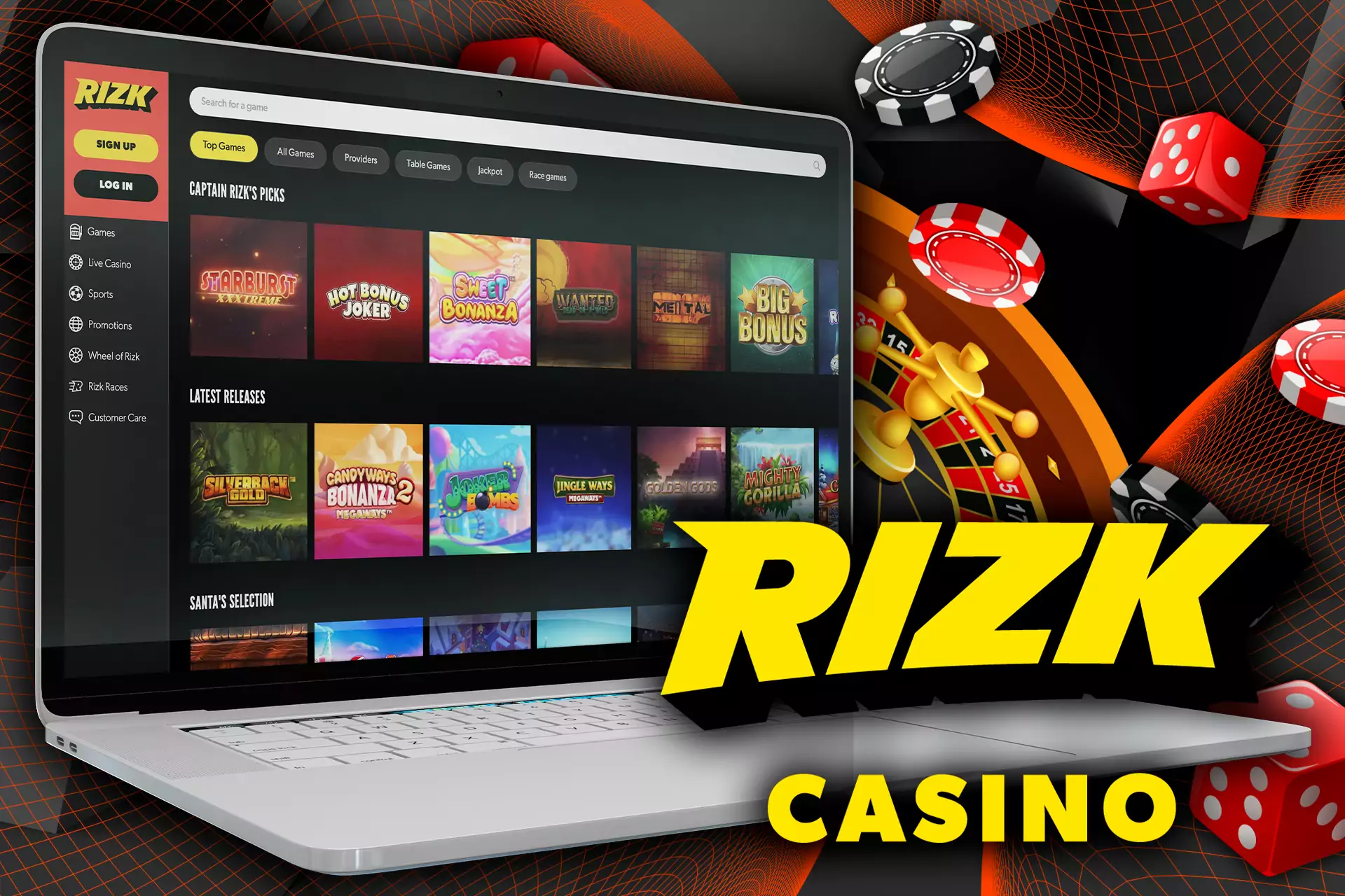 The Rizk Casino attracted lots of Indian players thanks to the variety of games and levelling bonus program.