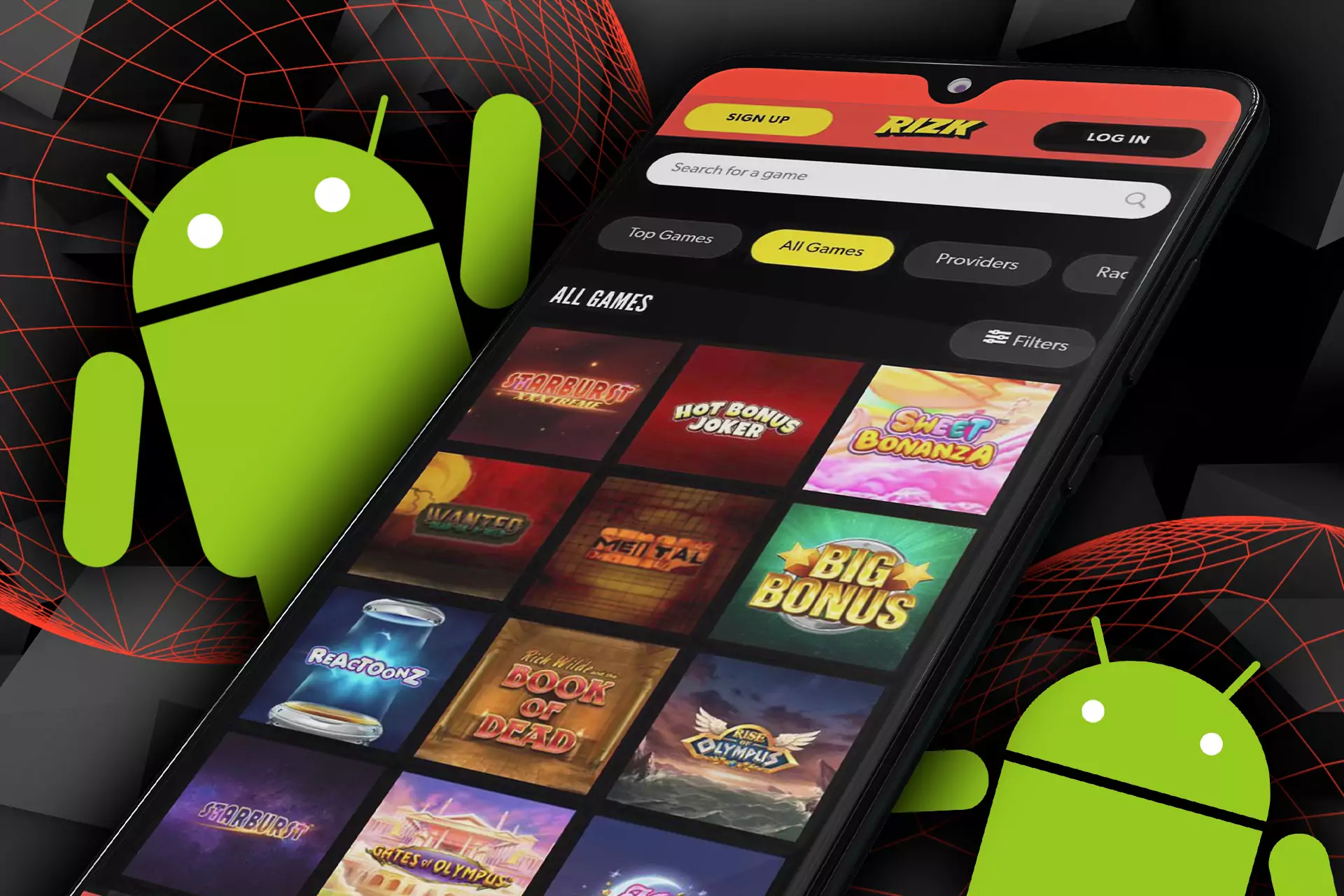 If you have a device using the Android OS, download the app version from the site or of our link.